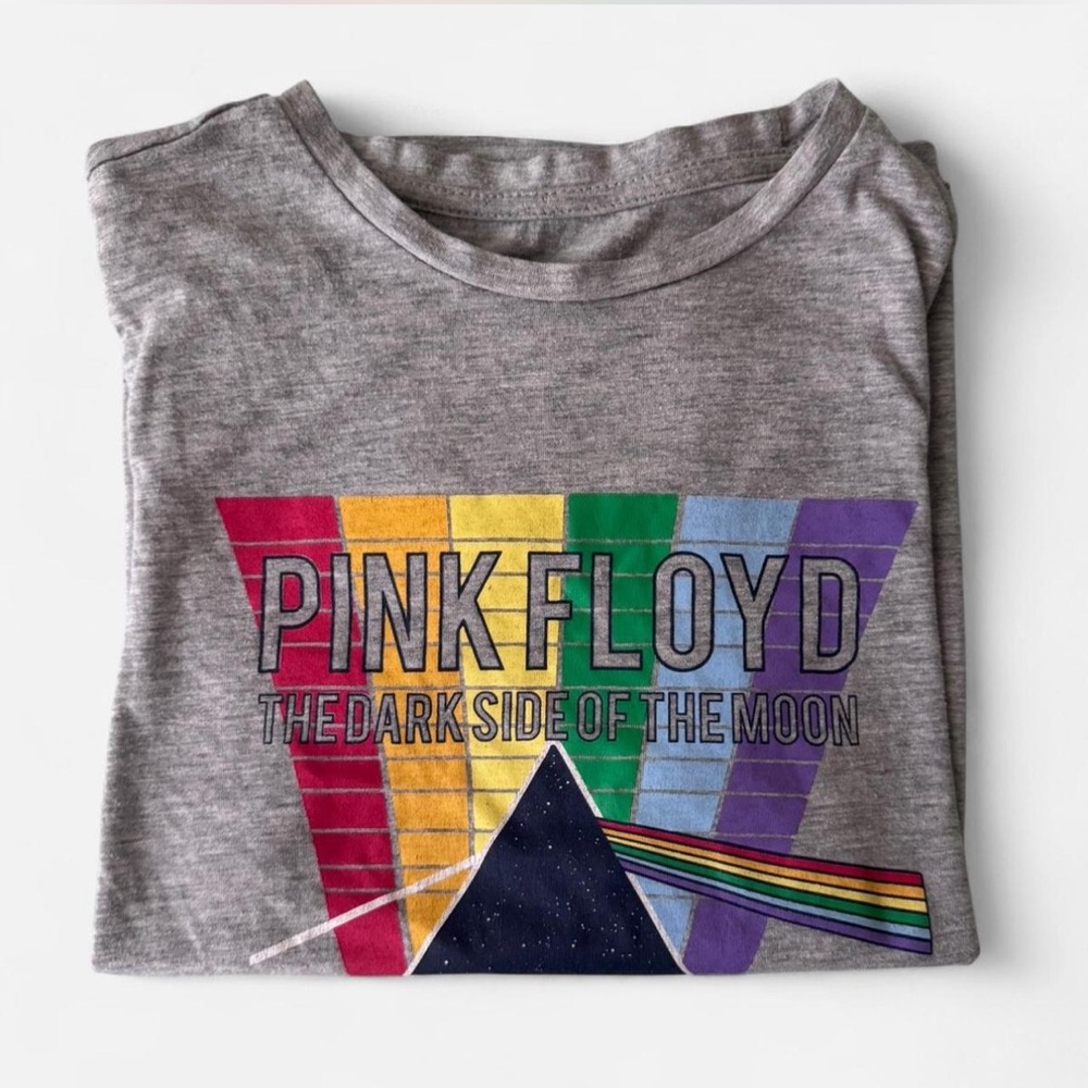 Pink Floyd Kids T-Shirt with Rainbow Design